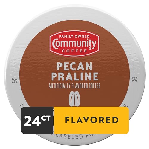 image for Community Coffee Pecan Praline Flavored 24 Count Coffee Pods, Medium R