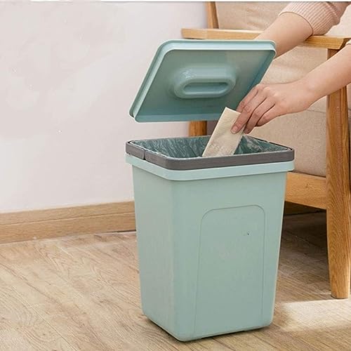 Contenedores de basura para dormitorio que eliminan malos olores juego de 2 botes con tapa 4