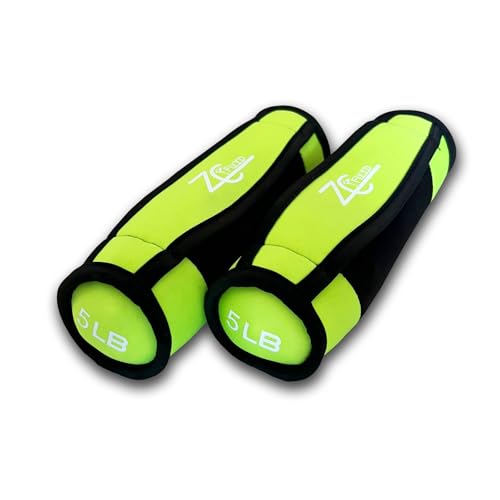 ZC FLYYD Soft Dumbbell Hand Weight (1Set=5lbs*2Green)