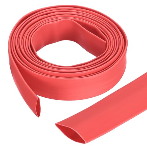 Image of sourcing map 16mm Heat Shrink Tubing Waterproof, 4:1 Dual Wall Marine Adhesive Lined Industrial Heat Shrink Tube Wiring Wrap 10ft 5/8 Inch, Red-3m