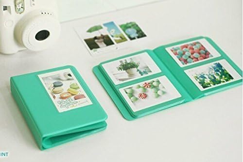 homeyusa Fuji Instax Mini Photo Album-64 Pockets Mini 8 8+ 9 70 7s 25 50s 90 Polaroid Z2300 PIC-300P Film (green, 64 pockets)