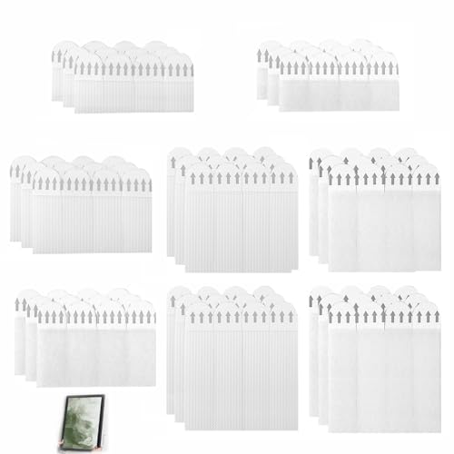 48 Paar (96 Stück) Klebestreifen zum Aufhängen von Bildern, Klebestreifen Klettband Streifen Bilder-Montagestreifen Poster Strips Bilderaufhängestreifen Vier Spezifikationen für Bilder Kunstwerke