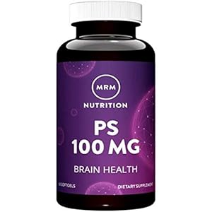 MRM Nutrition PS 100mg | Phosphatidylserine | Brain Health | Memory + Learning | Gluten-Free | 60 Servings