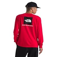 The North Face Men's Evolution Box NSE Long Sleeve Tee Long Sleeve Tee, TNF RED, US Small