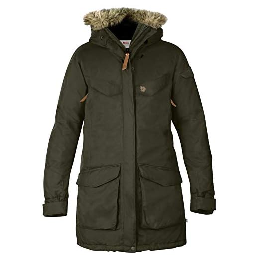 FJÄLLRÄVEN Dam Nuuk Parka Lagerbladsgrön XS