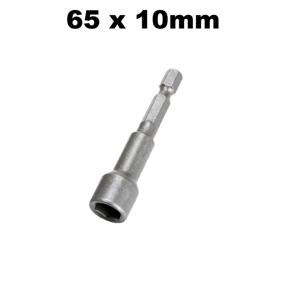 Magnetischer Steckschlüsseleinsatz 8 Mm – 1/4 Zoll Sechskant, 65 Mm Lang, Für Bohrer & Akkuschrauber