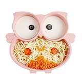 Baby Teller kinderteller mit saugnapf Silikon Rutschfester Baby Tischset Baby Teller Rutschfest Tischset für Kleinkinder und Kinder Geeignet, Frei von BPA für die meisten Hochstuhlschalen