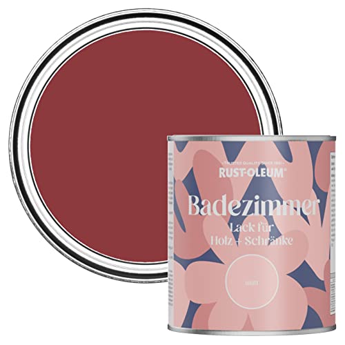 Rust-Oleum feuchtigkeitsresistente rot Badezimmerholz- und Schrankfarbe in Matt Finish - Bordeaux 750ML