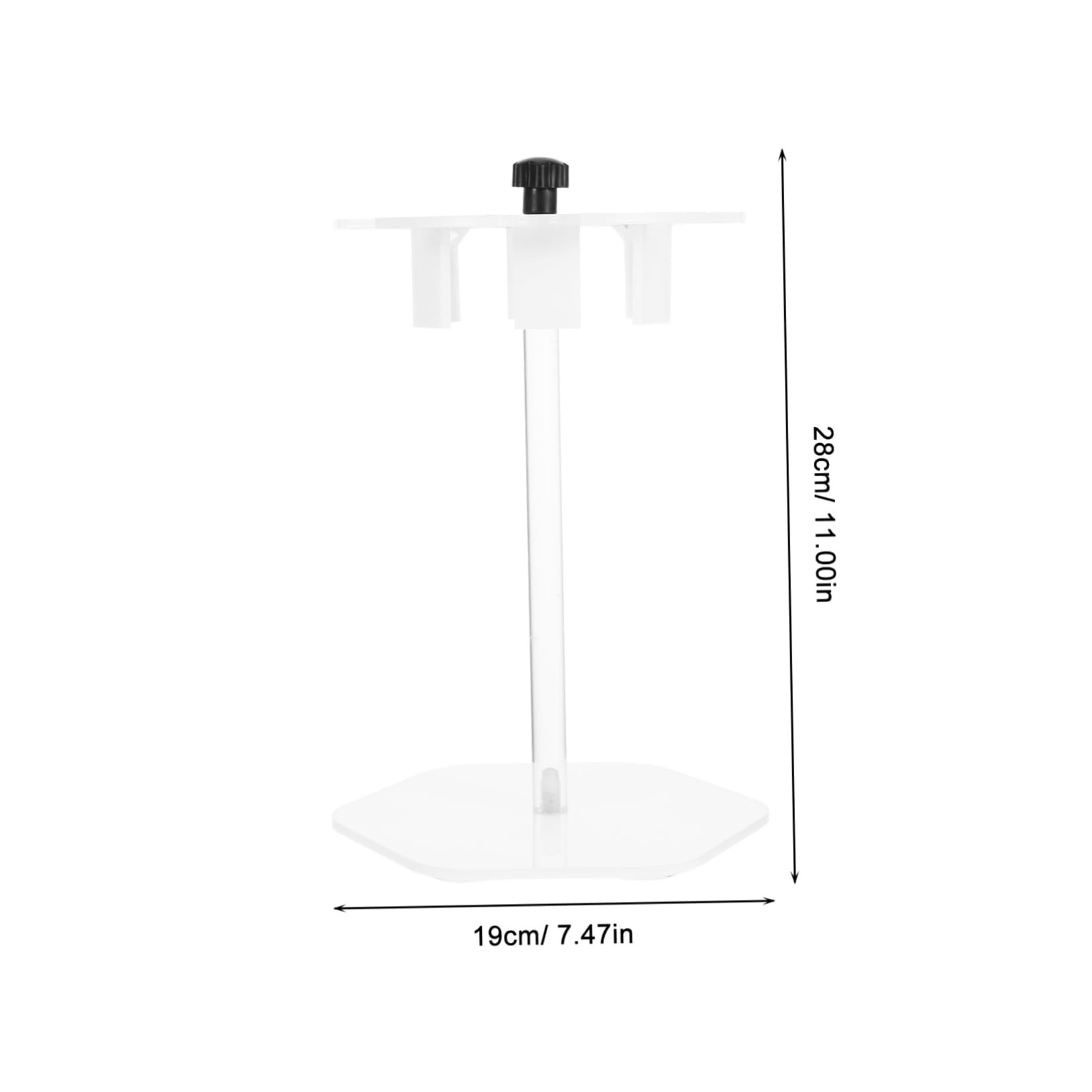 CHILDWEET Acrylic Lab Pipette Stand for Multiple Pipettes Experiment Rack Detachable Design Sturdy Construction