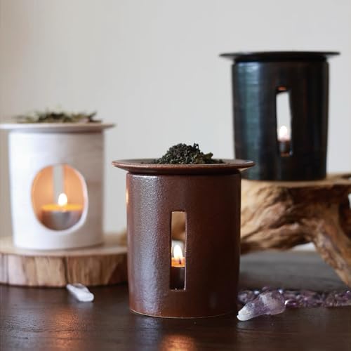 Quemador de cera cerámico para aromaterapia 4.17" miniatura 3