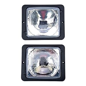2x Scheinwerfer Fernlicht Abblendlicht H4 172×142 Traktor Zetor Atlas Fendt IHC
