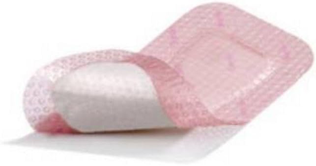 Thin Silicone Foam Dressing Allevyn Gentle Border Lite 2 X 2 Inch Square Adhesive with Border Sterile, Quantity : 60 per Case
