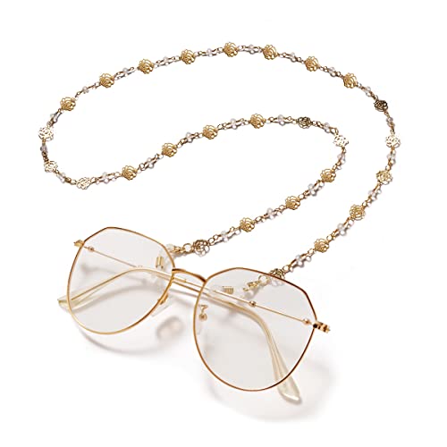 Chaîne de lunettes en métal rose chic pour femmes actives - 3