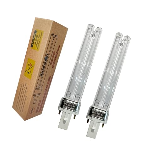 Pack de 2 bombillas UV 9W G23 para filtros de estanque miniatura 1