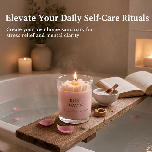 Scented Candles Gift Set for Women, 4 Pack Natural Soy Wax Candles for Home - Image 5