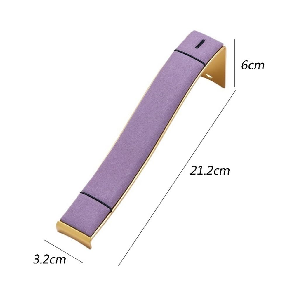 Présentoir de Montres en métal Microfibre, Organiseur de Rangement pour Bijoux et Accessoires (Bleu)