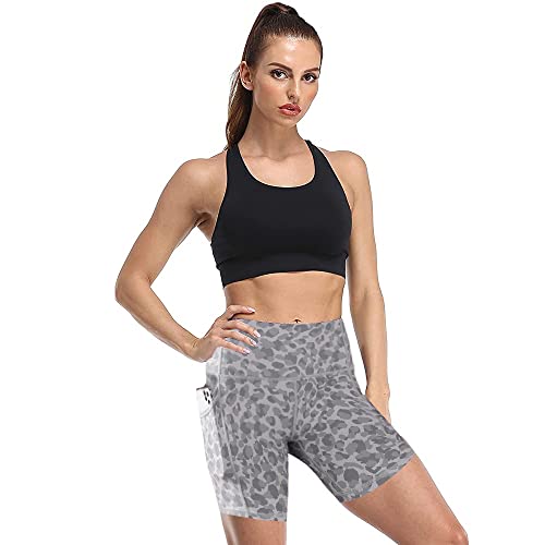 KOEMCY Pantaloncini Sportivi Donna, Fitness