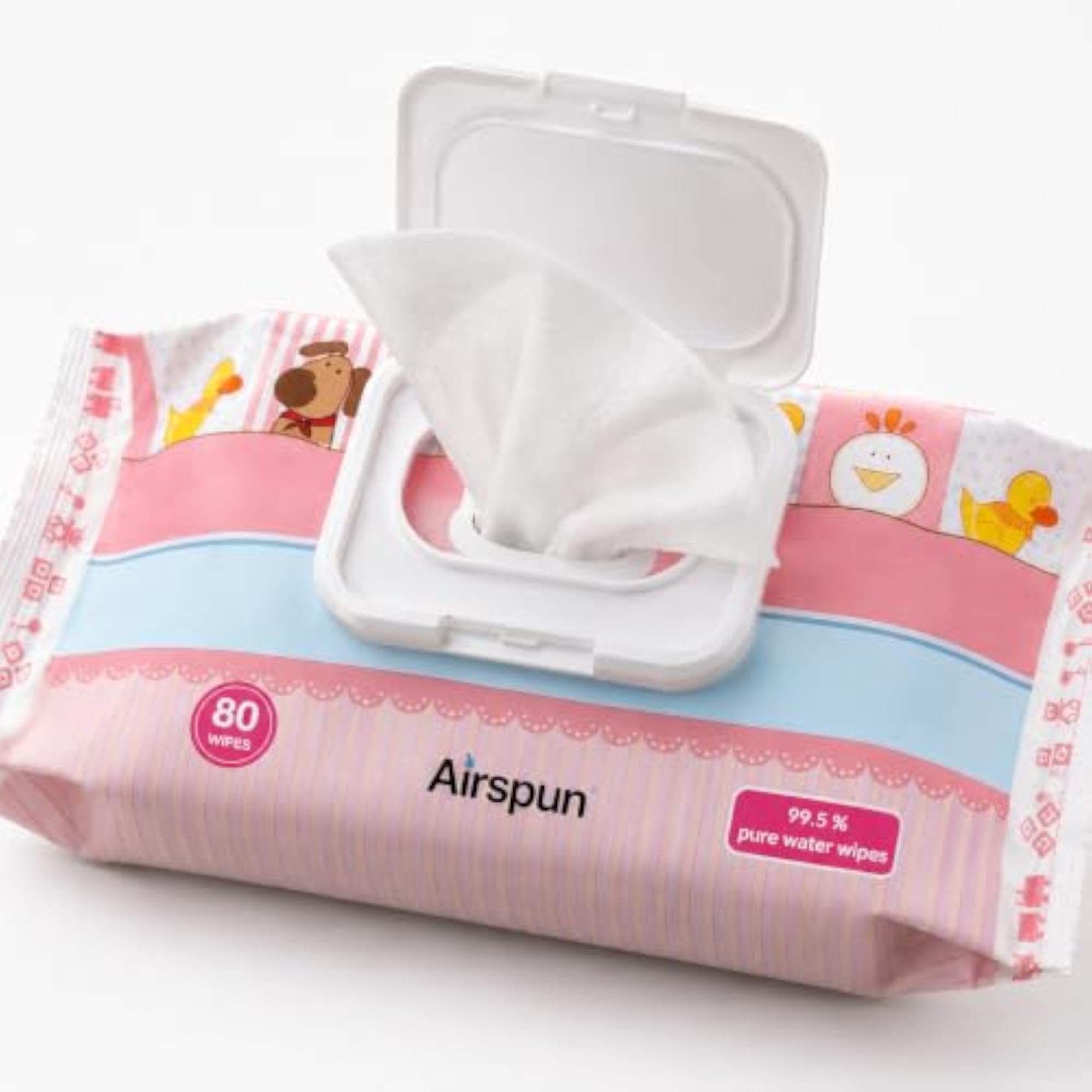 99.5% Pure Water Wipes, Biodegradable & Natural