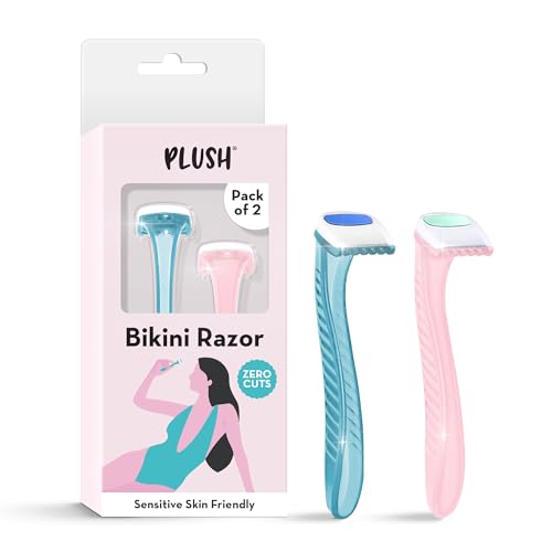 Plush Reusable Bikini Razor for Women (2 Pcs) 2 Pieces - Image 2