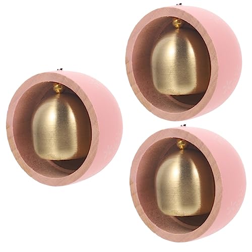 DOITOOL 3pcs Decorative Wall Mounted Magnetic Door Bell Shop Bell for Home Business Suction Door Opening Chime for Business