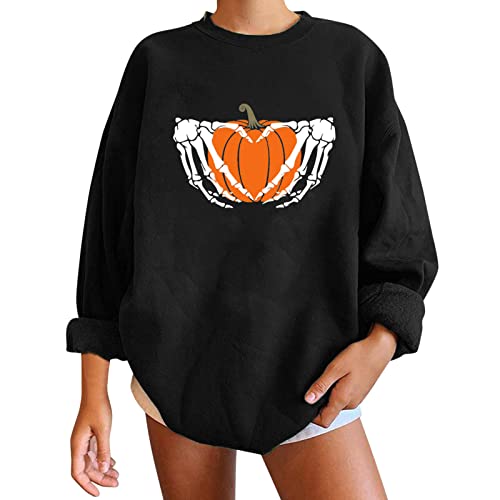 HANXIULIN Veste demi-saison pour adolescente et fille - Sans capuche - Coupe ajustée - Col rond - Décontractée - Manches longues - Noir, Noir , L Cover