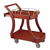 ★Service Cart: This is suitable for not only home kitchen but also restaurant or hotel,It helps you save much effort to organize your kitchen and restaurant and transport food or tableware such as wine, fruit, dishes and cups etc.