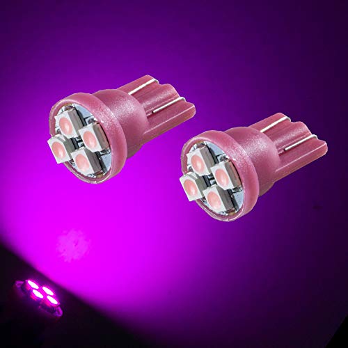 LED T10 PA Rosa 20 unidades 12V para tablero miniatura 4