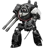 JOYTOY Warhammer 40K 1/18 Action Figures Raven Guard Contemptor Dreadnought with Gravis autocannon and Chainfist Highly Detailed Collectible Figure