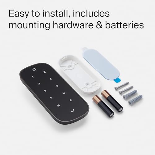 Image of Level Smart Keypad Lock Accessory for Use with Any Level Smart Lock or Bolt, Weatherproof with LED Backlight, Bluetooth-Enabled Door Lock Accessory for Keyless Entry (Matte Black)