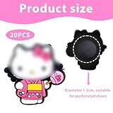 FACILE À UTILISER : Chaque bouton de chaussure décoratif a un diamètre de 0,47 pouces, compatible avec les chaussures, fermement collé et ne tombe pas facilement.