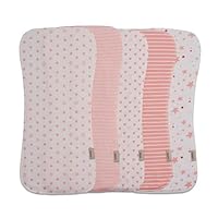 Bavoirs En Coton KEENSO - 3 Pièces - Doux Et Absorbants - Fermeture à