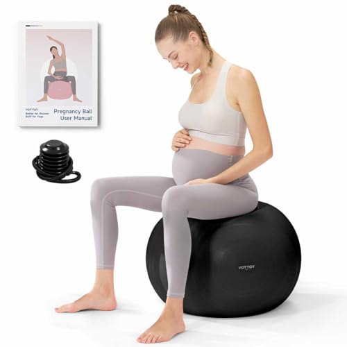 Ballon de yoga et de grossesse YOTTOY de 1,8 mm haute densité pour la physiothérapie