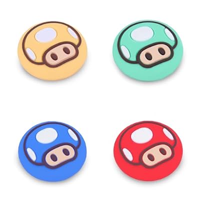 TIKOdirect Bonitas tapas de agarre para el pulgar compatibles con Switch Joy-con/OLED/Switch Lite, Kawaii Joystick Cap Grip 4 piezas de silicona suave protectora ergonómica cubierta de botón, color | Ya disponible en tu tienda friki favorita! En mundofriki.es! TIKOdirect Bonitas tapas de agarre para el pulgar compatibles con Switch Joy-con/OLED/Switch Lite, Kawaii Joystick Cap Grip 4 piezas de silicona suave protectora ergonómica cubierta de botón, color | Ya disponible en tu tienda friki favorita! En mundofriki.es!