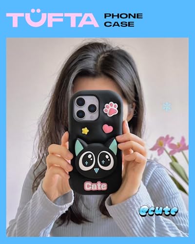 Coque chat mignon iPhone 13 Pro pour fille avec anneau support de table - 5