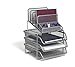 TRU RED Staples All-In-One 10-Compartment Wire Mesh Desk Organizer - Perfect for Office and Home Use Storage, Silver (TR57531-CC)