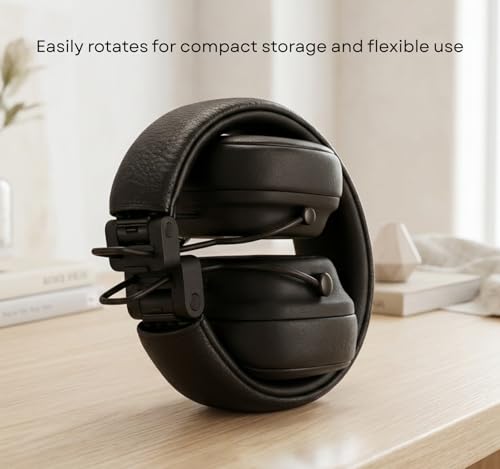 Image of Original for Marshall Major IV Wireless Bluetooth Headphones, Black, 80+ Hours Playtime, On-Ear Design, Wireless Charging, Multi-Directional Control Knob, Ergonomic Fit