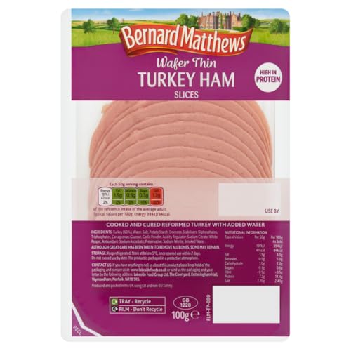 Bernard Matthews Turkey Ham Wafer Thin 100g