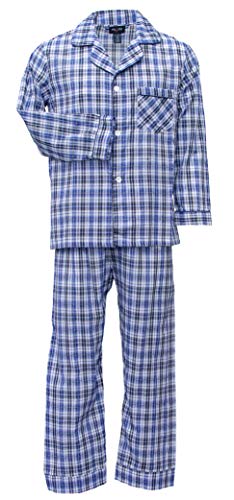 Foxfire Sleepwear Plaid Long Sleeve Long Leg Pajama Set