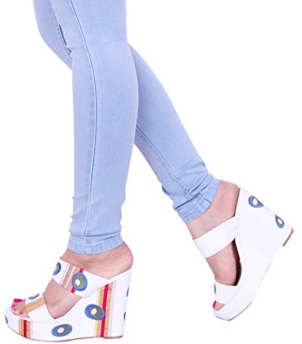 Image of FCK-3 Stretchable Denim Pencil Fit Regular Fit High Waist Jeans for Women