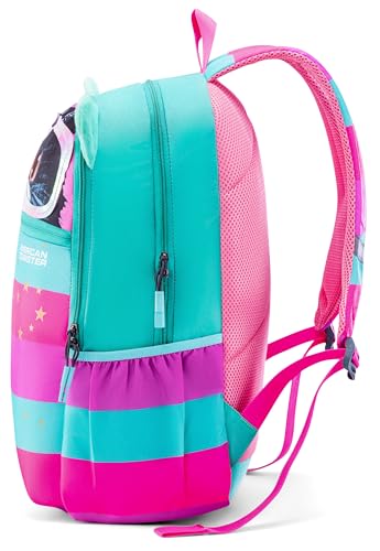 Image of American Tourister Smoodle+ | 30 Ltrs | 2 Compartments | Bottle Pocket | Ergonomic Padded Back Panel & Shoulder Straps | Kids Backpack | 1 Year International Warranty | Pink