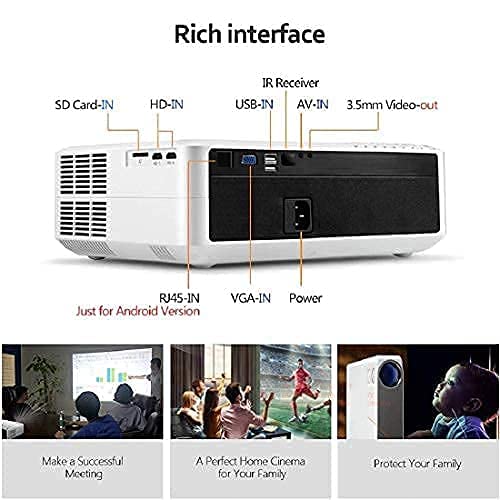 Image of AUN AKEY6 Basic Version, 6500 Lumen Home Theatre 1080P Projector