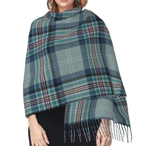 Princess Diana Memorial Tartan Women's Winter Scarf - Extra long 71 inch plaid cashmere soft fringe scarf, lightweight and warm, suitable for all seasons4