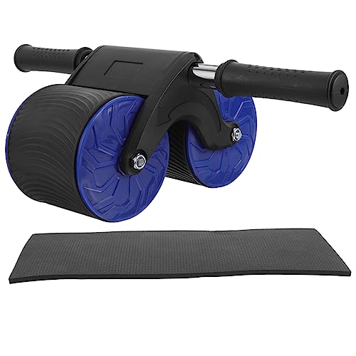 NULYLU 1set Professional Abdominal Muscle Roller with Knee Pads Fitness Equipment for Home Exercise Wheel Design for Multi-directional Training Portable and Pressure Resistant for All