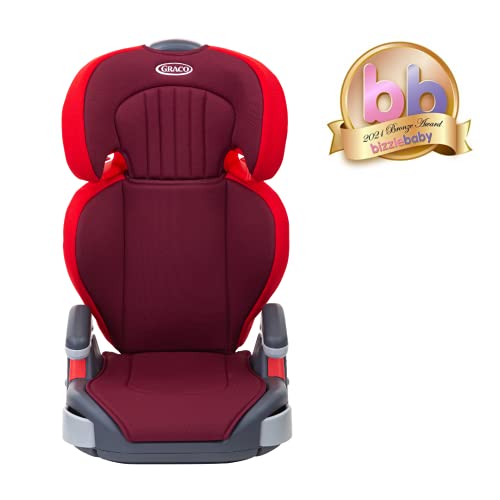Graco Junior Maxi R44 Highback Booster car seat with cupholders, Suitable from approx. 4 to 12 years (15-36kg), Chili fashion