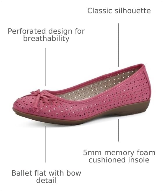 Image of CLIFFS BY WHITE MOUNTAIN Women's Cheryl Cushioned Ballet Flat