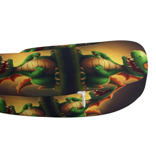 Almohada de viaje de espuma viscoelástica tamaño único miniatura 4
