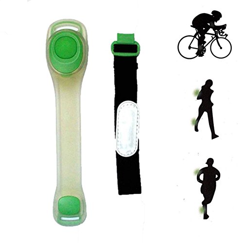 LIGHTER HOUSE� Arm Band LED Safety Light Band (Green)