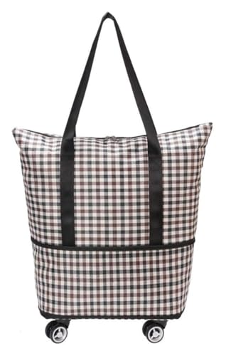 Travel Duffel Bag With Rolling Wheels ， Foldable Travel Bag Expandable Rolling Duffle Bag For Women And Men Travel Tote Duffel Bag Suit Weekend(Multicolor)