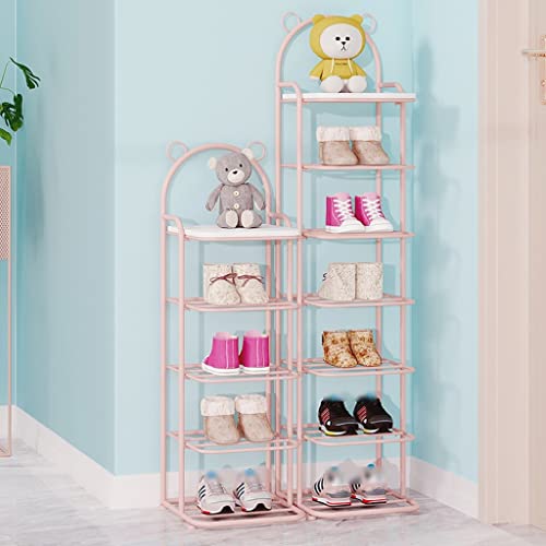 Étagères à chaussures en métal robuste et modulable ensemble de 2 rangements entrée - 3
