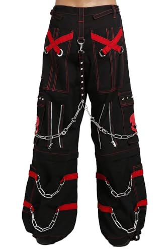 Skull Bondage Pants [BLACK/PURPLE]3